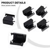 Зажимы для отделки панели капота автомобиля 1329640 4 шт. Автомобильные аксессуары черного цвета для замены Элегантный дизайн Практичный
