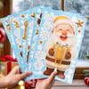 Santa Claus Decal PVC Window Glass Static Stickers DIY Crafts Wall Decor Sticker Home Holiday New Year Gift Decoration Products