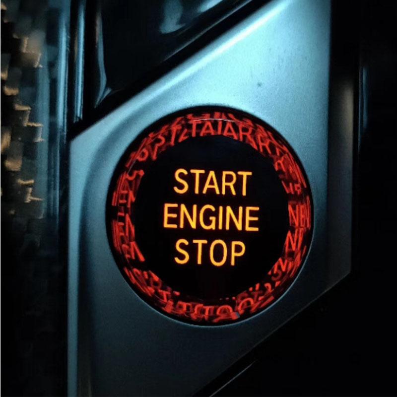 Стайлинг автомобиля, кнопка включения запуска двигателя, остановки, наклейка для BMW 3 серии G20 G21 X5 G05 X7 G07 8 серии G14 G16 Z4