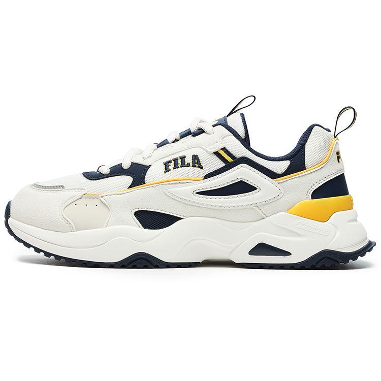 Fila Rayflide Fabric Synthetic Leather Comfortable Sports Shock Absorbing Lightweight Low Top Lifestyle Casual Shoes Men Casual Shoes F12M242121FCO