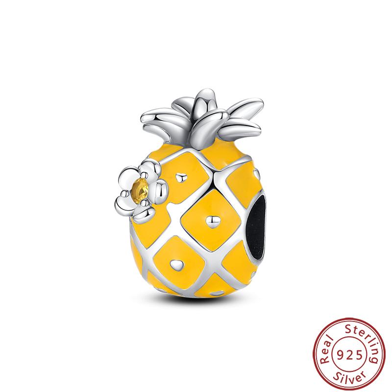 Медь Клубника Ананас Авокадо Фруктовая Десертная Серия Сладкие Шармы Бусины 3Мм Сделай Сам Подарок Изысканные Ювелирные Изделия