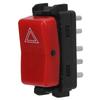 Warning Hazard Light Emergency Flasher Switch 1248200110 Red Replacement for Mercedes W124 W201 W202