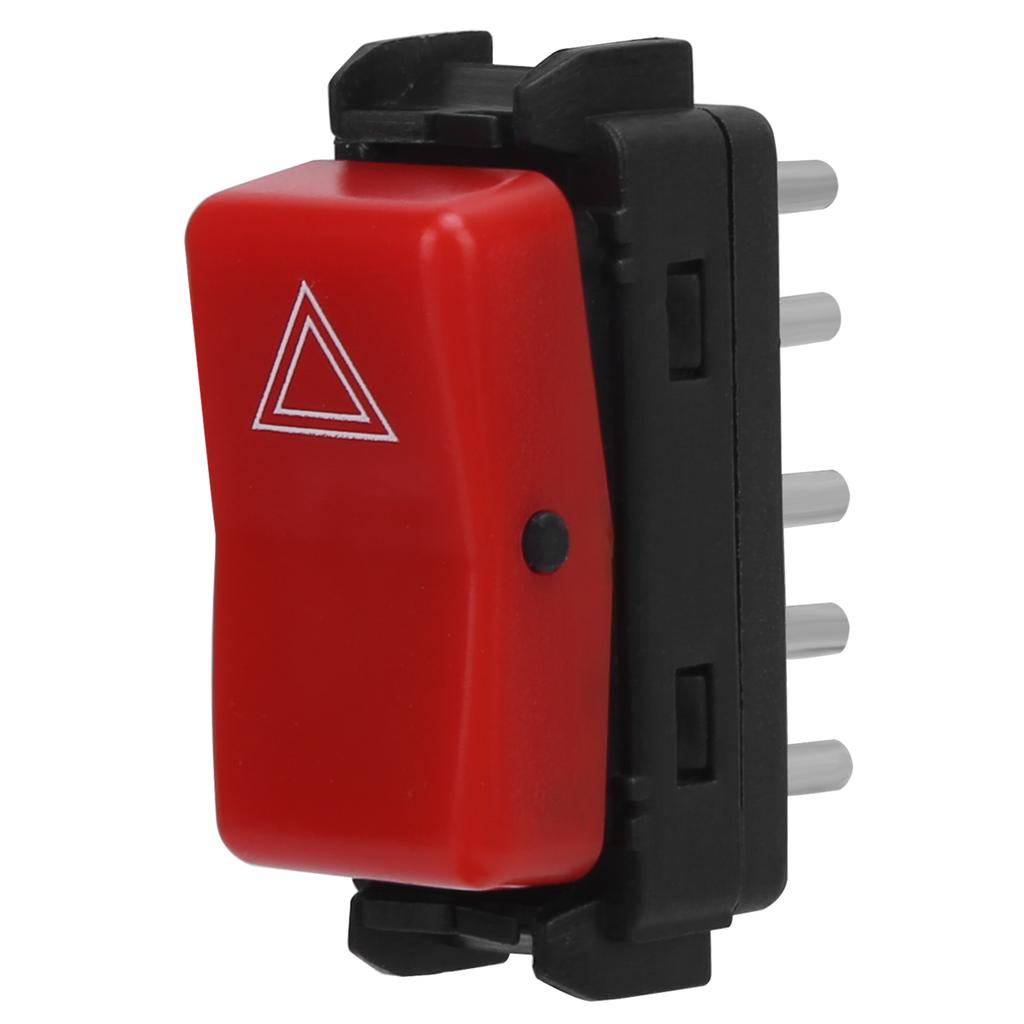 Warning Hazard Light Emergency Flasher Switch 1248200110 Red Replacement for Mercedes W124 W201 W202