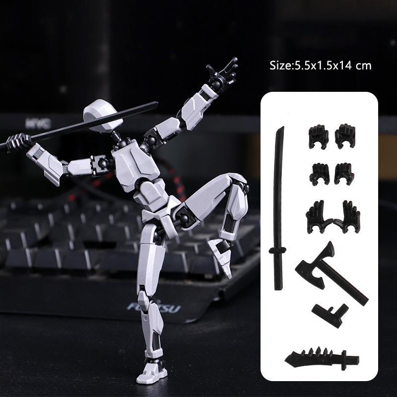 13 Titan Action Figure Multi-Jointed Movable Shapeshift Robot 3D Printed Mannequin Dummy Toys Ornament For Children Adult Gifts