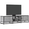 VidaXL TV Cabinet Sonoma Grey 160x35x41 Cm Engineered Wood and Metal, TV Stand, Hi-fi Cabinet, Entertainment Center, Sideboard 848847