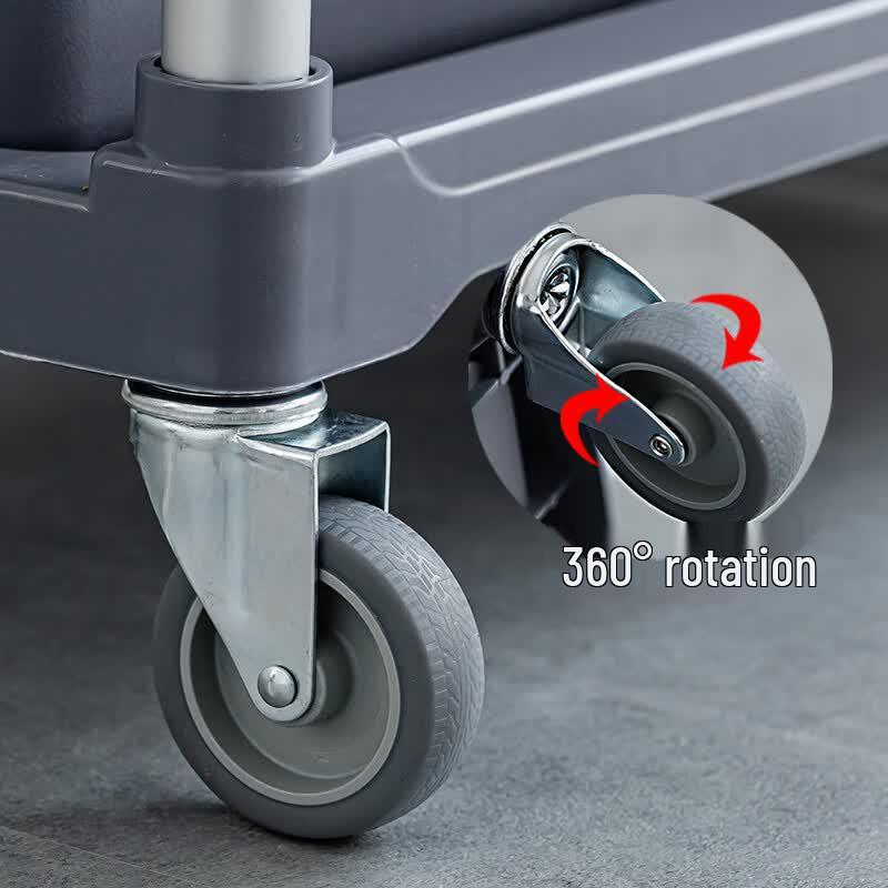 Huishan Heavy-Duty Plastic Service Cart