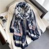 Autumn and Winter Scarf New Cotton and Linen Large Size Shawl Long Scarf Warm Thin Headscarf Shawl