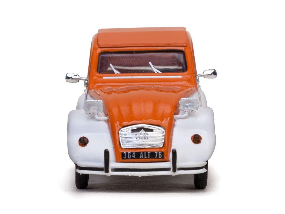 Citroen 2 CV4 Dark Model Vitesse Spot, Orange/White, 1976, Car, Ready-made, 143