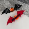 Halloween Hairpin Dark Style Bat Wings Pumpkin Eyeball Design Spoof Hair Clip Versatile Gothic Street Party Hair Accessory