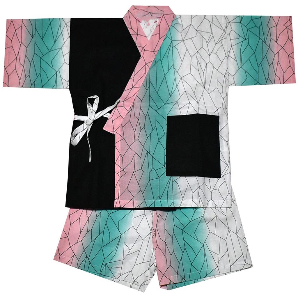 Кимоно японский узор переключения Jinbei хлопок одежда бабочка [стильный Iroha] 100% детский (120)