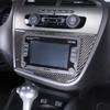 Для Seat leon 2005-2012 наклейка из настоящего углеродного волокна LHD RHD накладка на CD-панель автомобиля аксессуары для модификации интерьера автомобиля