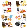 Rement Petit Sample Burger Shop 1BOX Приблизительно В115 x Ш70 x Г50 мм Изготовлен из ABS R&M ПВХ,