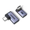 UGREEN USB-C Адаптер Г-образный 2 шт. USB4.0 40 Гбит/с 240 Вт PD Зарядка 8K Видеовыход Совместим с Thunderbolt 3
