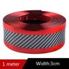 Car Stickers Anti Scratch Door Sill Protector Rubber Strip Carbon Fiber Car Threshold Protection Bumper Film Sticker Styling