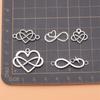 Подвески аксессуары для ювелирных изделий Символ бесконечности Сердце Подвеска для сотового телефона Тренд 5 шт./компл.