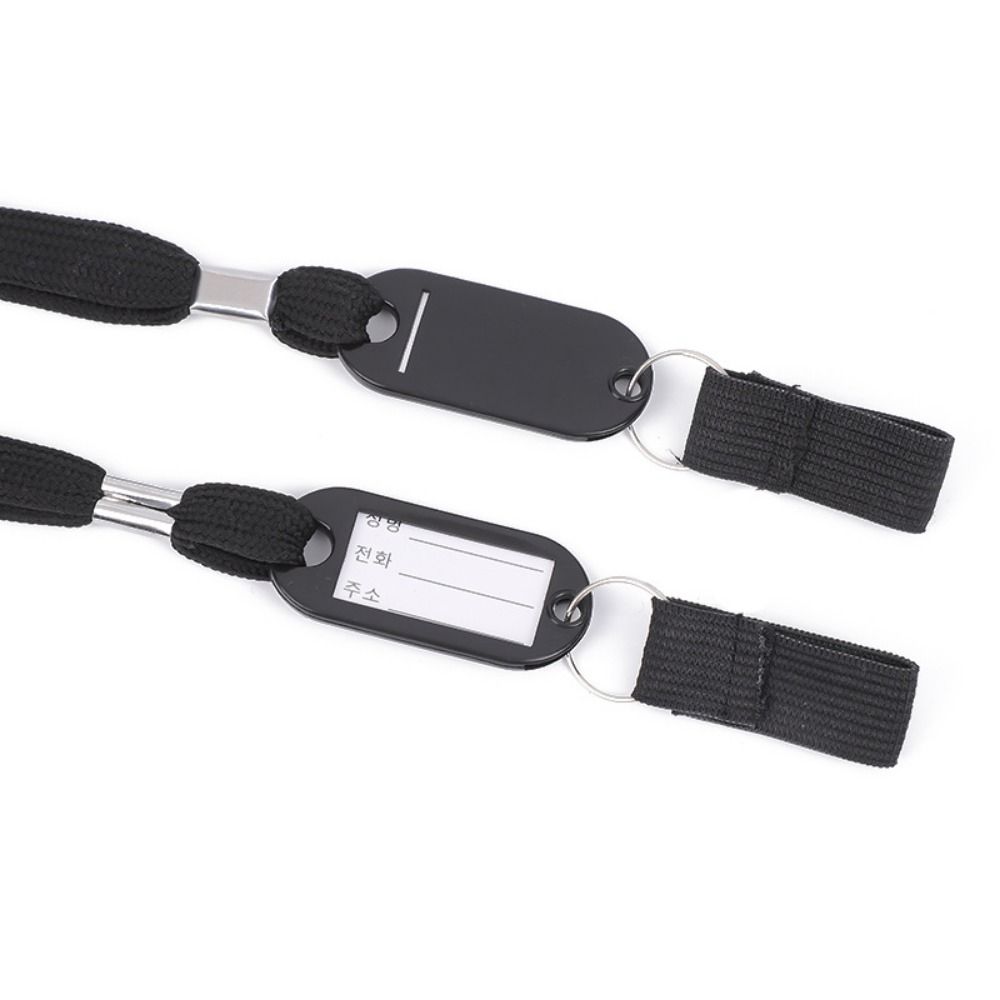 Anti-lost Walking Stick Anti-lost Lanyard Identity Nameplate Walking Cane Hand Strap  Elderly Cane