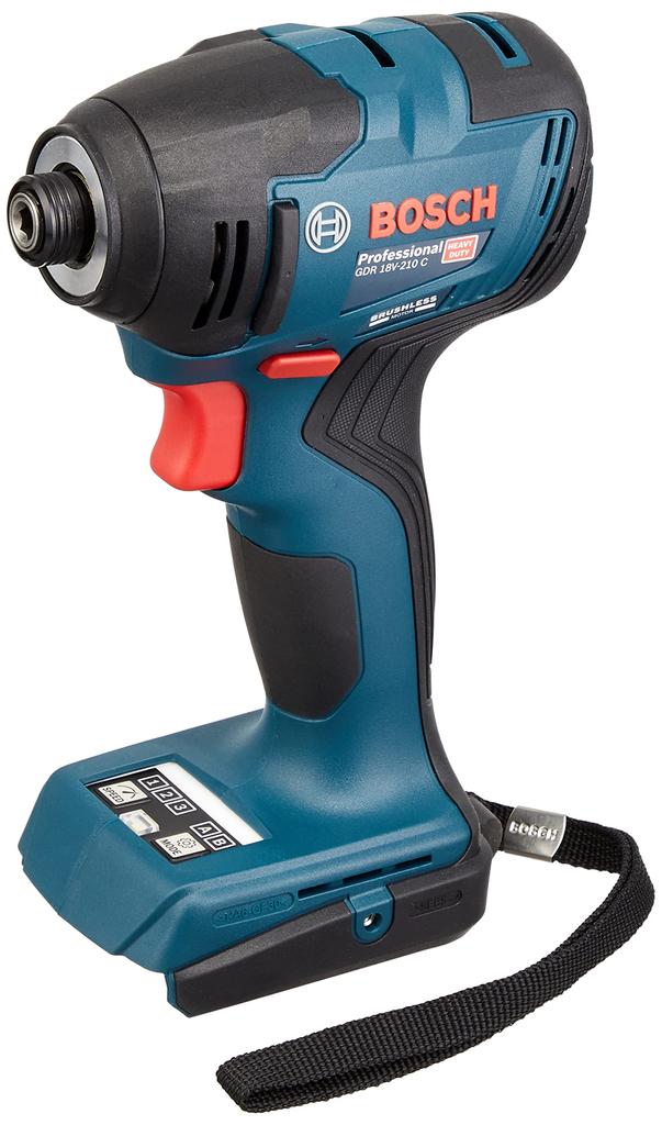 Bosch Профессиональный 18-вольтовый аккумуляторный ударный гайковерт, чехол для переноски на поясе (только корпус, крючок в комплекте) ГДР18В-210Ч