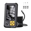 Инспекционная камера Промышленный эндоскоп с 4,3-дюймовым экраном 8 светодиодов Type-C Перезаряжаемый Промышленный бороскоп Камера-эндоскоп
