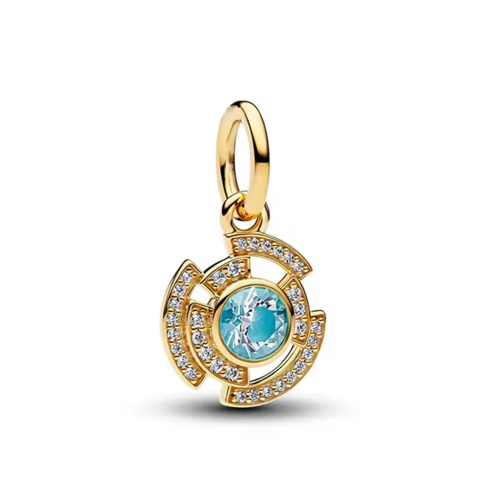 Медь, Лапа собаки, Крест, Форма сердца, Подвеска-бусина с бантом, Подходит для европейского оригинального браслета «Сделай сам», Изысканные украшения