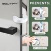 BOLTIFY Пенопластовый дверной стопор Зажим для двери для безопасности дома Дверные стопоры для кухни, спальни Защита пальцев для детей Защитный элемент Фурнитура