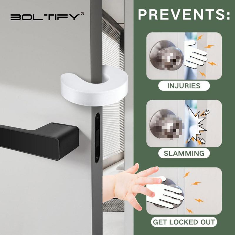 BOLTIFY Пенопластовый дверной стопор Зажим для двери для безопасности дома Дверные стопоры для кухни, спальни Защита пальцев для детей Защитный элемент Фурнитура