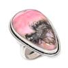 Rhodochrosite Gemstone Handmade 925 Sterling Silver Jewelry Ring Size 7.5 j3P03