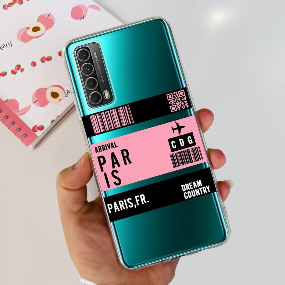 Для Huawei P Smart 2021 Чехол PPA-LX1 PPA-LX2 Новый Модный Расписной Чехол Мягкий ТПУ Чехол для Телефона Для Huawei Y7a Psmart 2021 Coque Capa