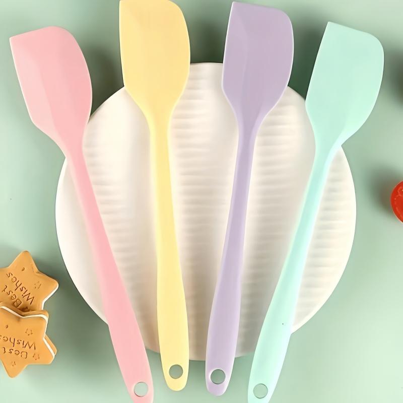 1 piece silicone spatula set - heat-resistant kitchen tool for baking, applying, and scraping - perfect for home, dormitory