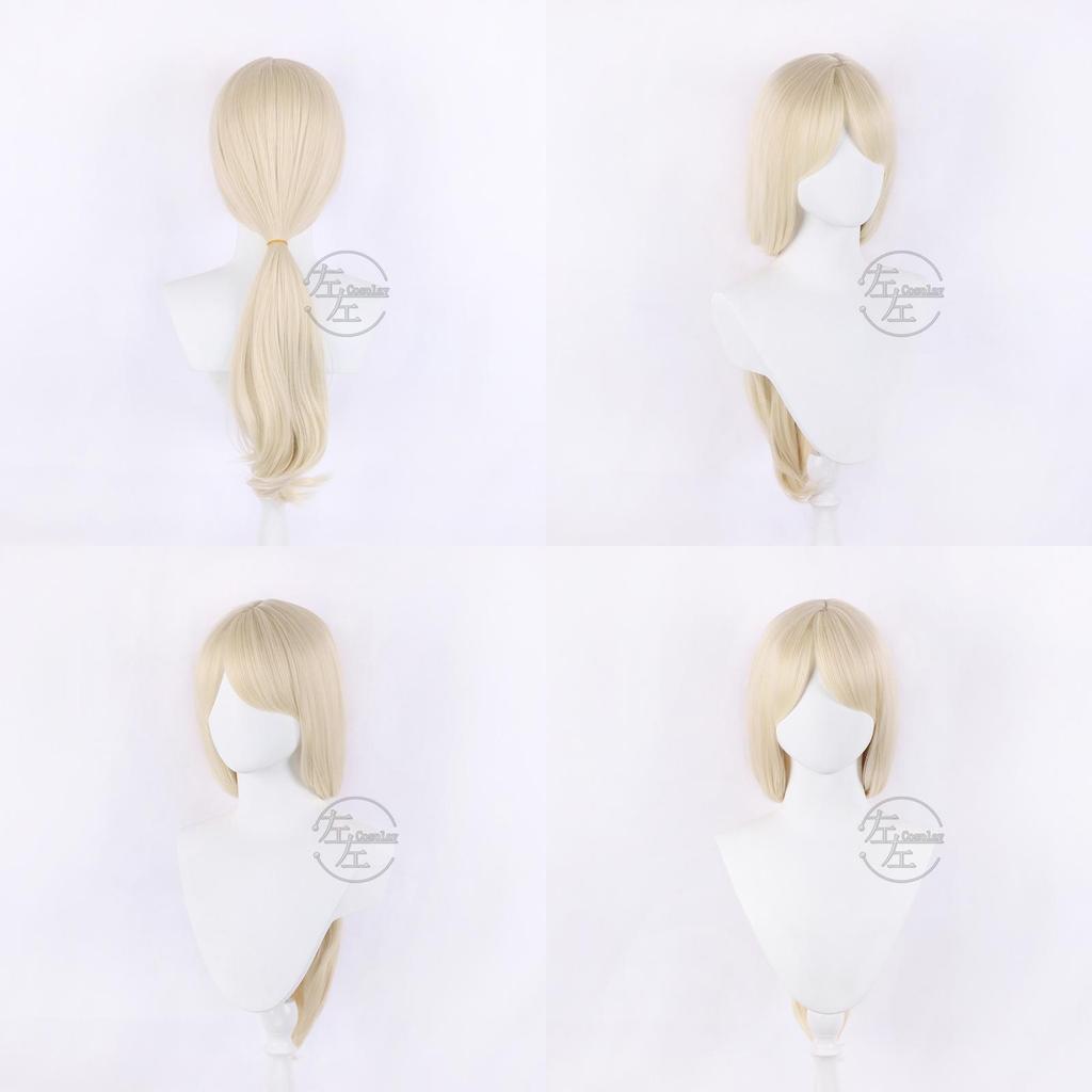 Leftleft Barbie Cosplay Wig Long High Temperature Fiber Hair For Any Face Shape