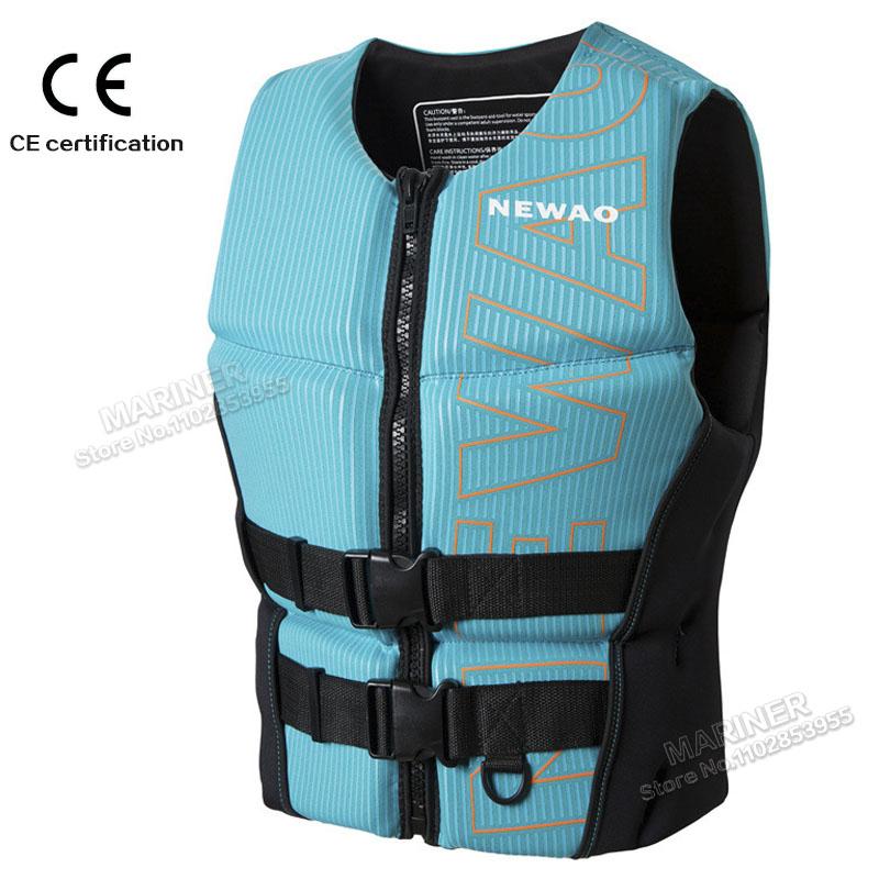 Страховочный жилет Wakesurf Comp Vest, одобрен CE, неопреновый спасательный жилет для вейк-серфинга, но отлично подходит для всех других видов водного спорта