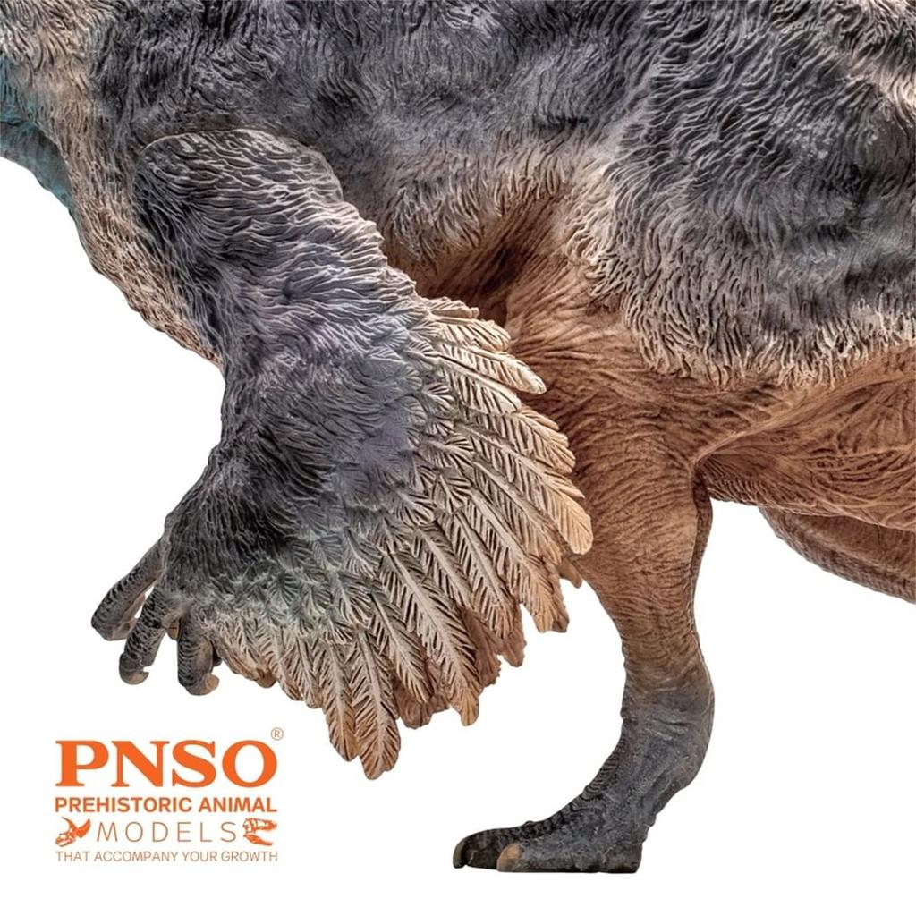 PNSO Growth Series 64 Доисторический класс Deinocheilus Окрашенный готовый продукт Deinocheilidae Sauriformes Фигурка динозавра животного Пластиковая модель Игрушка