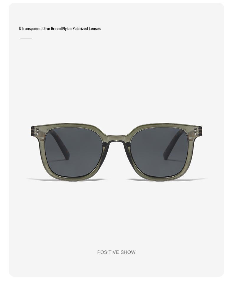 Высококачественные ретро-солнцезащитные очки в квадратной оправе с поляризацией - Защита от УФ для мужчин и женщин