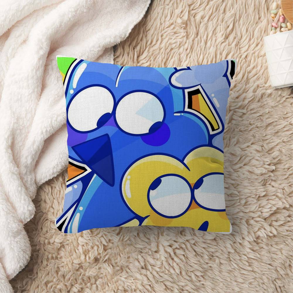 Funny Anime BFDI Cushion Cover Polyester Sofa Cushions Decorative Throw Pillows Home Decoration Pillowcover