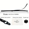 2Pcs Durable Furniture Mounting Strap Kit Anti-Tip TV Harness TV Safety Strap Set  for Baby Proofing