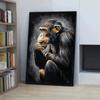 Animal Poster Posters Canvas Painting Wall Art Dark Funny Monkey Posters and Prints for Living Room Home Decoration
