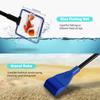 6 In 1 Fish Tank Cleaning Tool Algae Cleaning Tool with Gravel Rake Brush Fish Net Scraper Fish Tank Telescopic Long