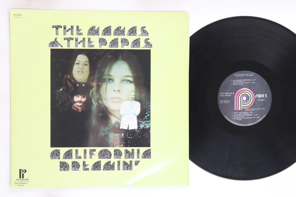 LP Record MAMAS THE PAPAS Mamas Papas Greatest Hits PTP2076 PICKWICK US Rock Used