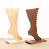 Wooden Foot Shaped Anklets Display Stand Wooden Detachable Jewelry Holder Jewelry Display Stand Jewelry Display Rack Anklets Bracelet Necklace Display