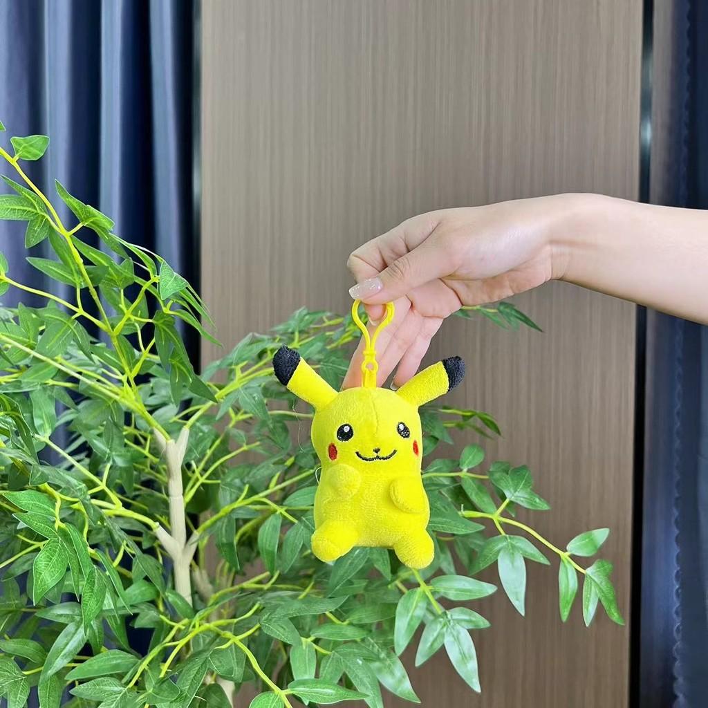 Adorable Pikachu Plush Doll Keychain Cute Plush Toy Bag Charm For Collectors
