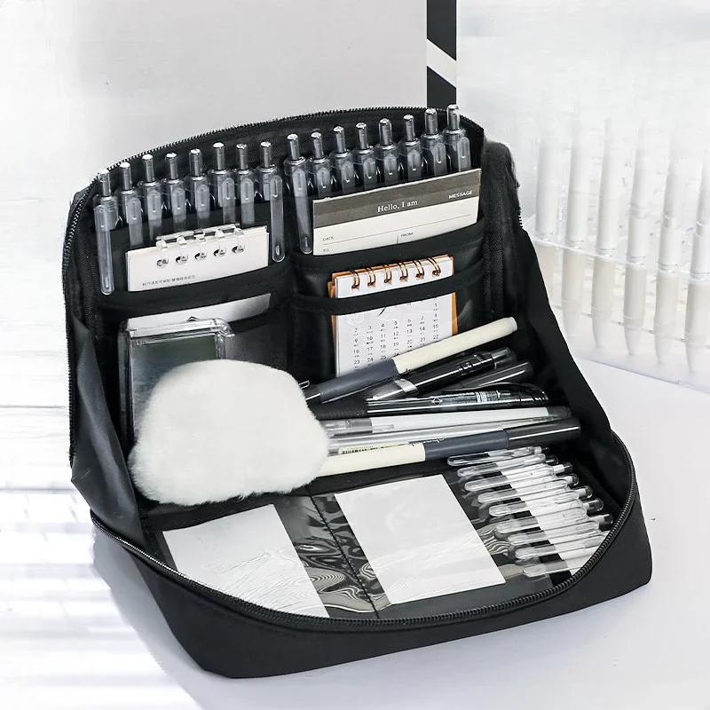 12-слойный пенал для девочек, большой пенал большой емкости, школьные канцелярские принадлежности, эстетический чехол для канцелярских принадлежностей для студентов