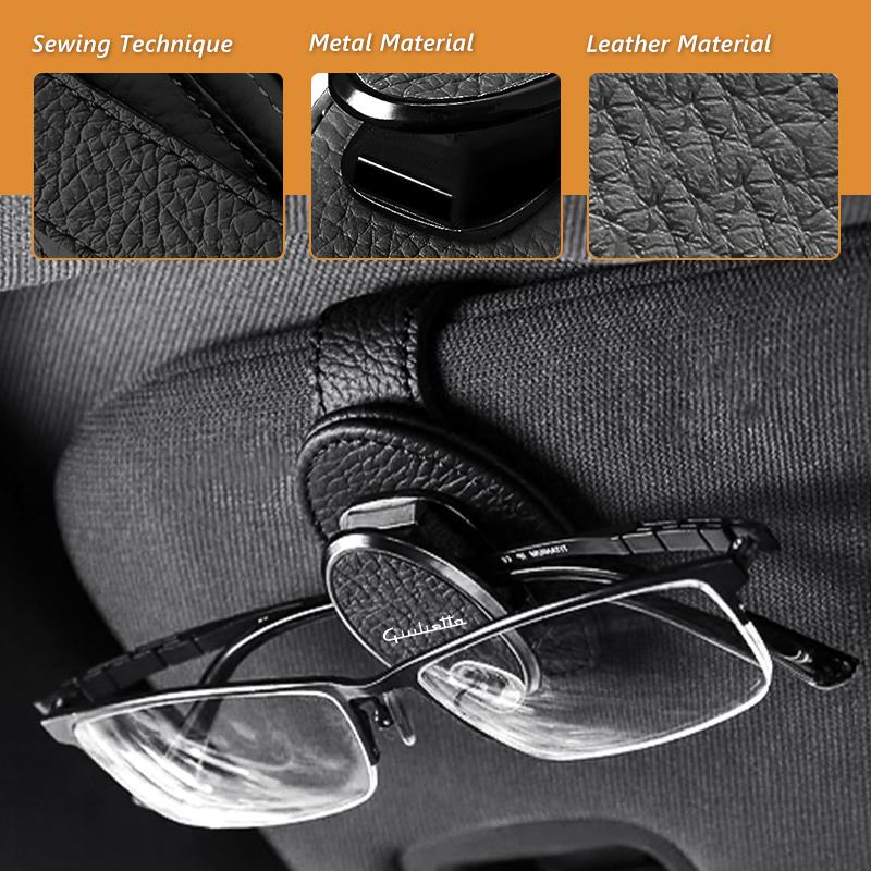 AAACQ1 2026 Hot Alfa Romeo Car Interior Sun Visor Sunglasses Storage Clip Ticket Card Organizer Accessories For Alfa Romeo GT Stelvio F