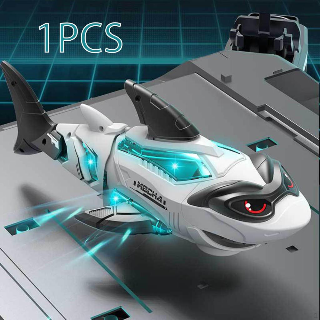 Электрические игрушки-акулы Детские подарки с реалистичным движением укуса, подсветкой, музыкой и качающимся хвостом