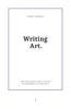 Книга Writing Art