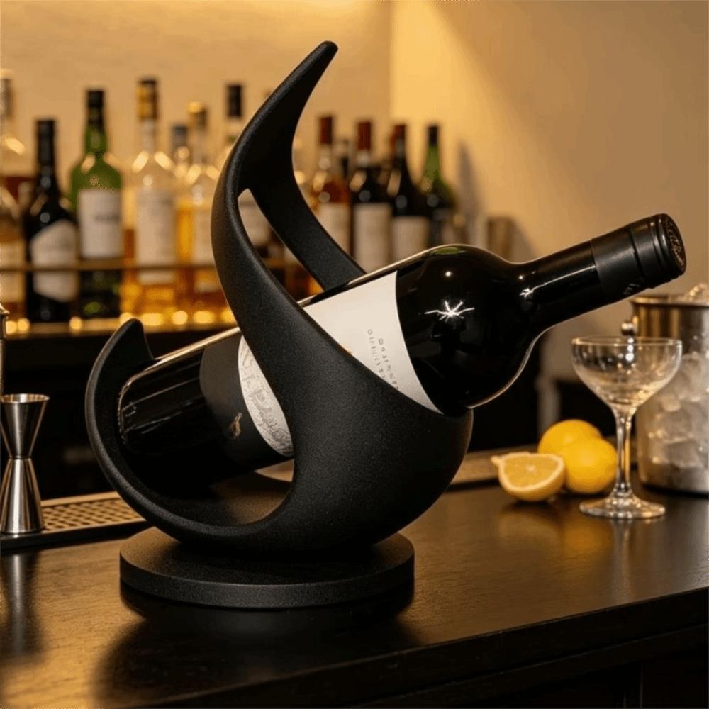 Multi-functional Wine Bottle Holder Handcrafted Wine Storage Shelf Creative Wine Rack Home Decor