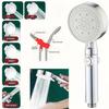 6 Mode Shower Head Water Saving Adjustable High Pressure Shower One-Key Stop Water Massage Eco Shower Bathroom Accessories
