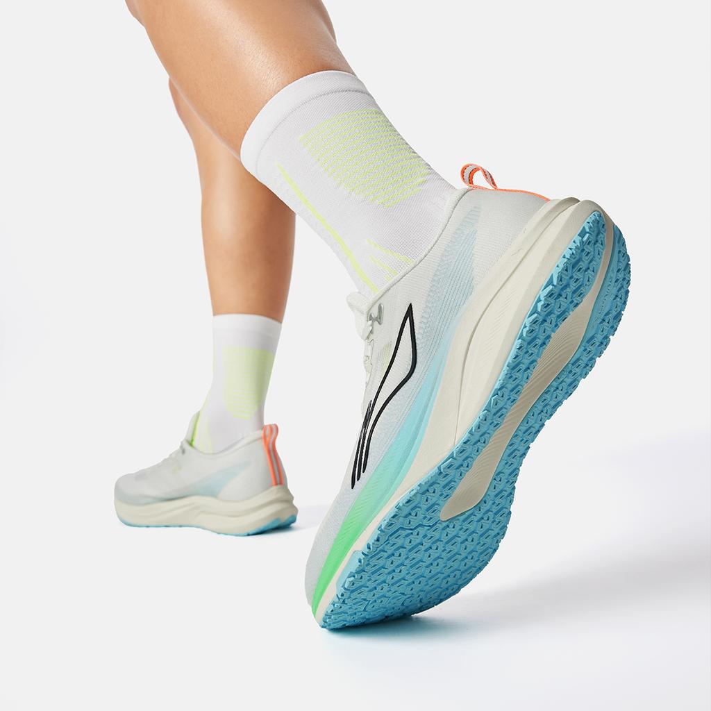 Li Ning Red Hare 8 Амортизация Скользкие Устойчивые к истиранию Дышащие Легкие Упругие Низкие Беговые кроссовки ARPW019-3