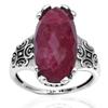 Натуральный рубин из стерлингового серебра 925 пробы овальной формы с драгоценным камнем, кольцо ручной работы с зубцом для женщин и девочек
