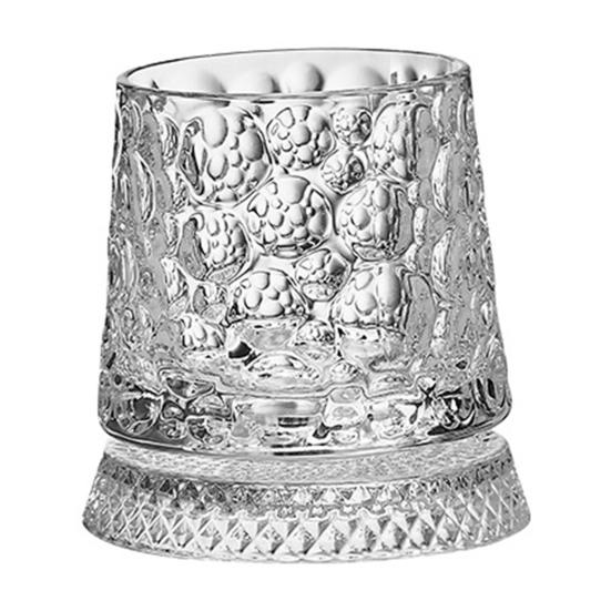 Вращающийся на 360 градусов винный бокал 280 мл Поворотный стакан для виски с подставкой Бессвинцовый стакан для снятия стресса и ароматизации Уникальный подарок на день рождения