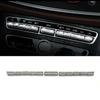 For Mercedes Benz C Class W205 2015-2018 Central Console Air Condition AC Adjust Button Switch Refit Crystal Diamond Decal Trim