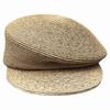 Temperament Slanted Top Straw Hat Women'S Spring Summer Breathable Beret Sun Protection Visor Raffia Equestrian Hat